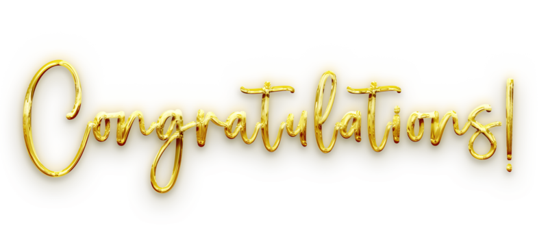 Congratulations